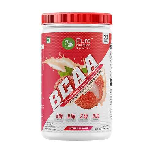 BCAA with Grapeseed Extract & Piper Nigrum | Lychee Flavour | 250g