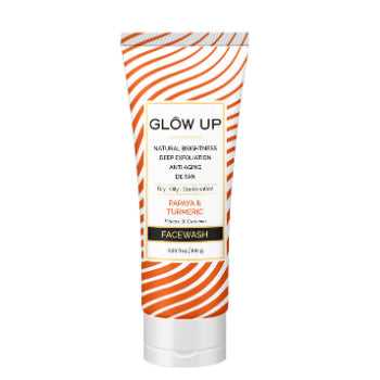 Glow Up Papaya & Turmeric Face Wash 100g