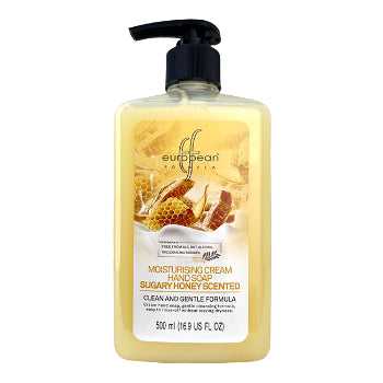 European Formula Sugary Honey Scented Moisturising Cream Hand Soap 500 ml