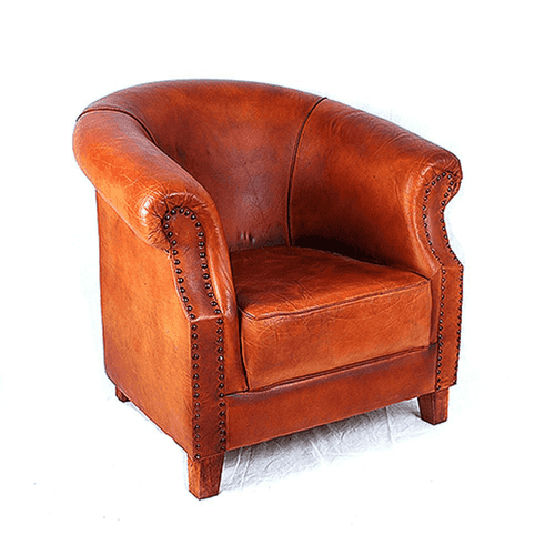 Cuero Leather Arm Chair