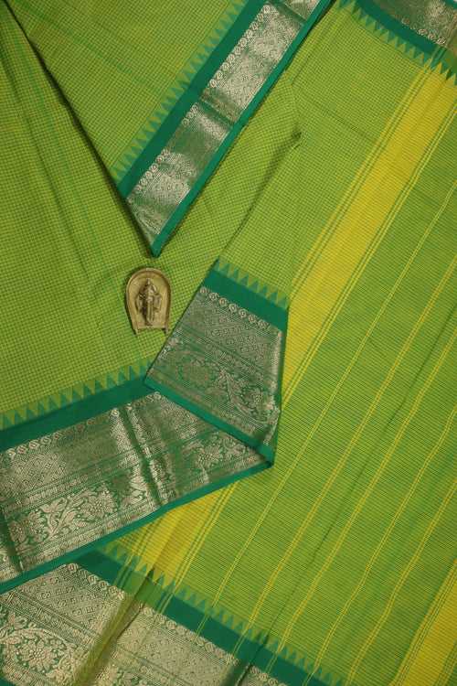 LightGreen Podi Kattam Saree - CKB000026