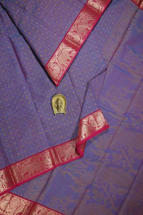 BlueViolet Ruthratcham Saree - UU004828