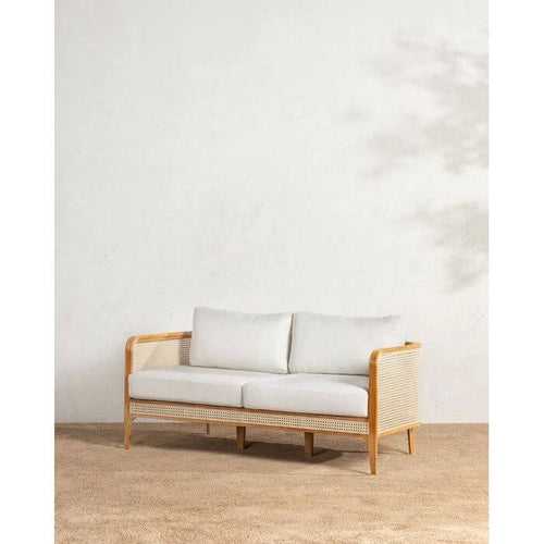 Teak and Rattan Sofa RTSF-1101