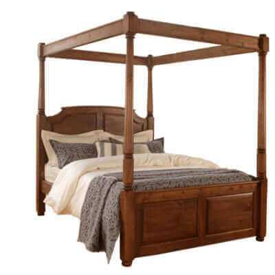 Monarch teakwood  handmade four poster bed