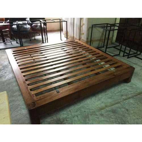Solid Wood Platform Beds With No Headboard