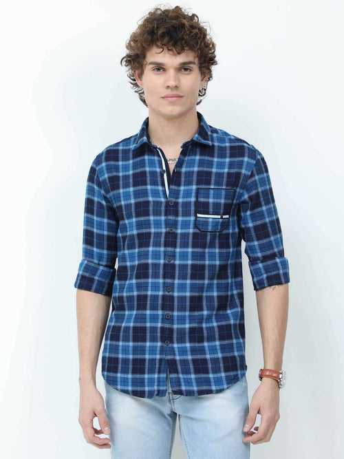 Indigo-Cut-Pocket-Mens-Shirt