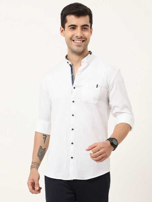 Men's Plain Dobby Shirt