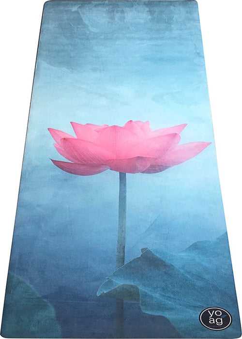 Yoga Essentials Natural Rubber & Microfiber Lotus Suede Yoga Mat