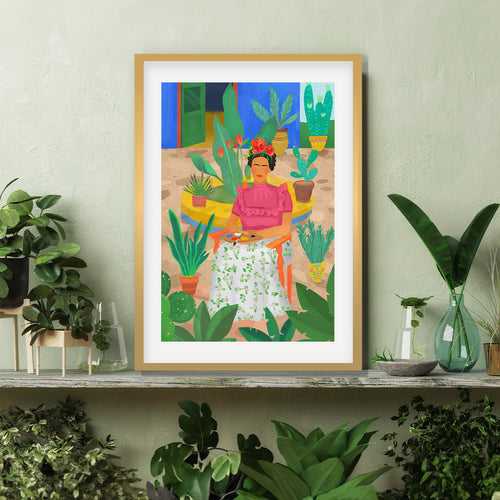 Frida Petra Lidze Painting Artwork For Home Wall Decor