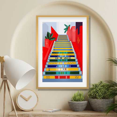 Rio de Janeiro Petra Lidze Painting Artwork For Home Wall Decor