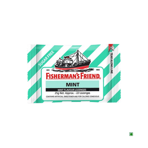 Fisherman's Friend Lozenges Green Stripe 25g