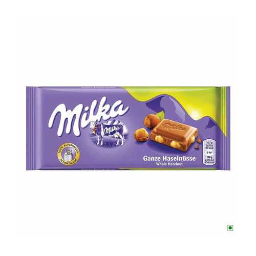 Milka Whole Hazelnut Milk Bar 100g