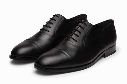 Toecap Oxford Black