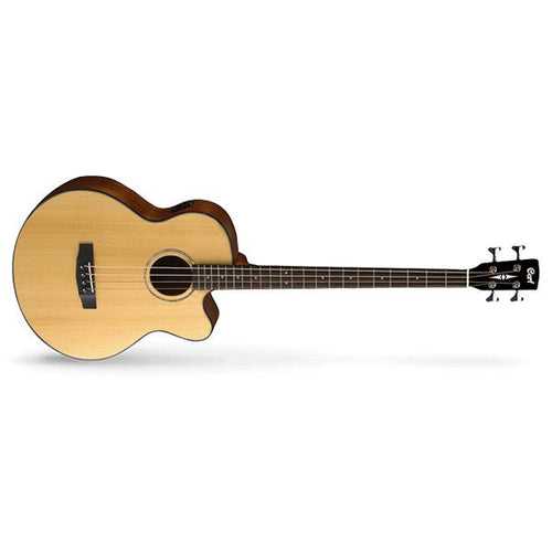 Cort AB850F Jumbo Cutaway 4-String Electro Acoustic Bass Guitar - Open Box