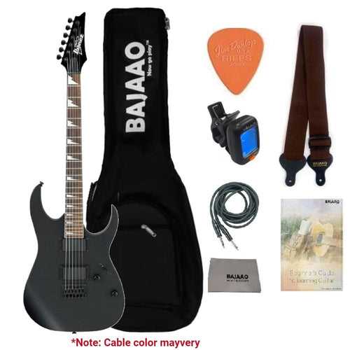 Ibanez GRG121DX RG Gio Series Electric Guitar with Gigbag, Tuner, Strap, Picks,  Polishing Cloth, Cable & E-Book