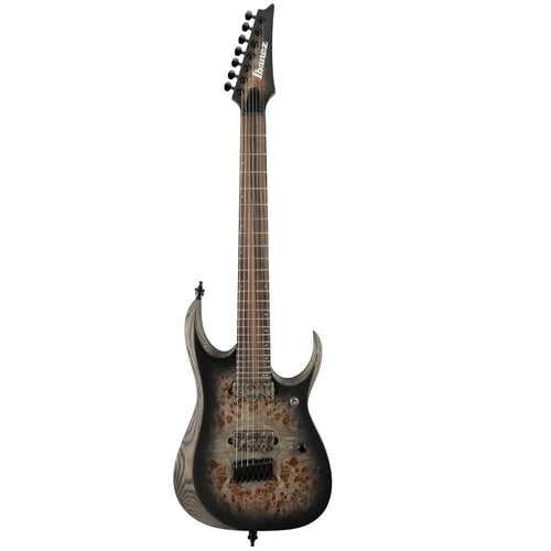 Ibanez RGD71ALPA-CKF RGD Series 7 String Electric Guitar -Charcoal Burst Black Stained Flat