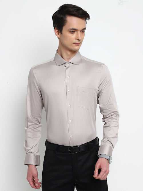 BEIGE FORMAL SHIRT