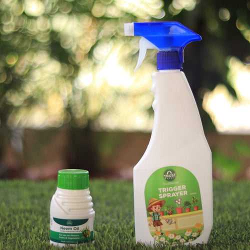 Trigger Sprayer Bottle(500ml) with Neem Oil(100ml)