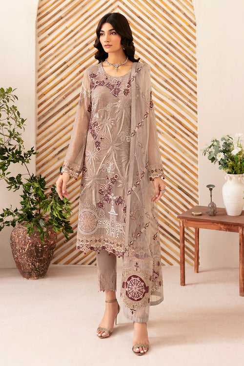 Ramsha Rangoon Chiffon Formals – D-1206