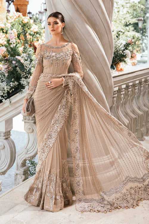 MARIA.B MBroidered Luxury Wedding Formals – Saree BD-2801