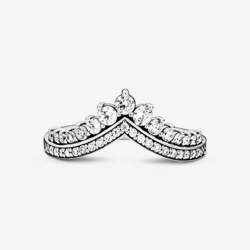 Silver Queen Crown Ring