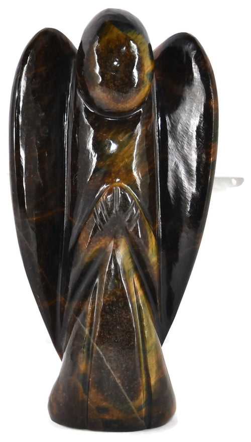 Tiger Eye Angel Figurine