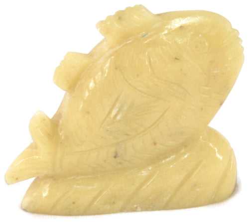 Yellow Aventurine Handmade Carving Fish