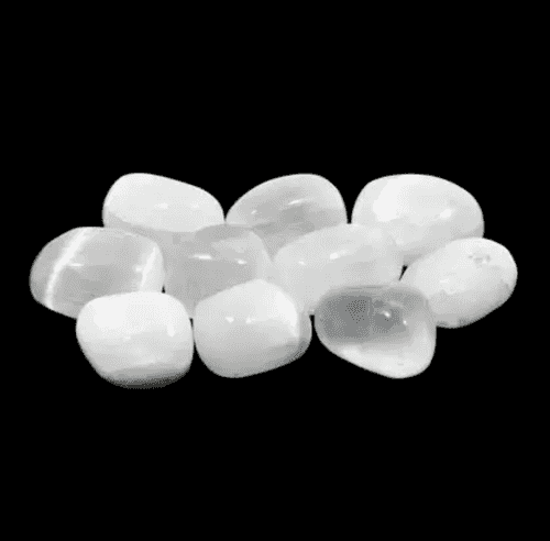 White Selenite Tumbled 5 Pieces