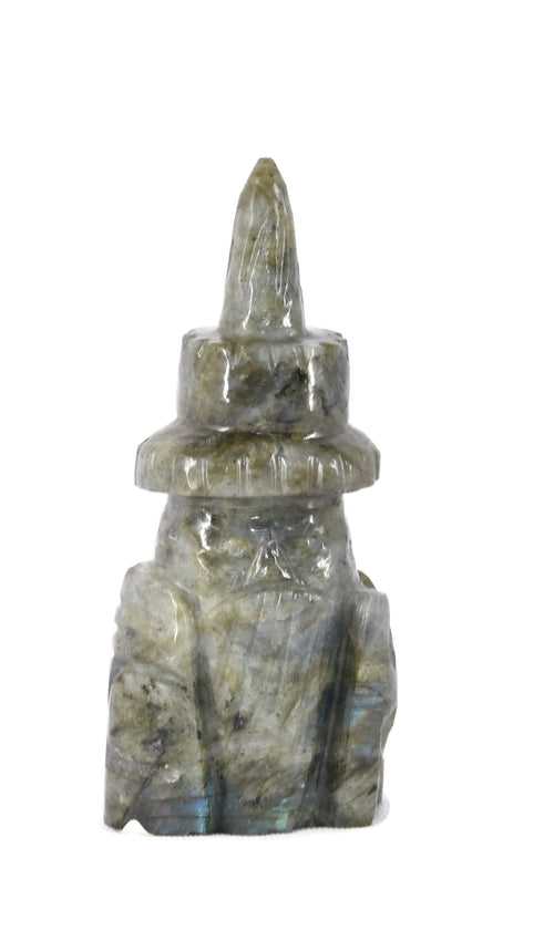 Labradorite Wizard Statue
