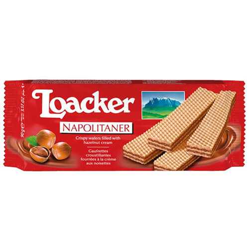 Loacker Napolitaner Wafer Biscuit 90G