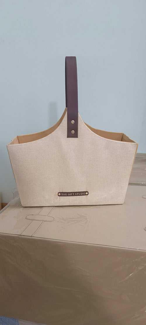 Collapsible Tote Beige