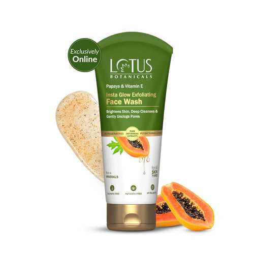 Papaya & Vitamin E Insta Glow Exfoliating Facewash