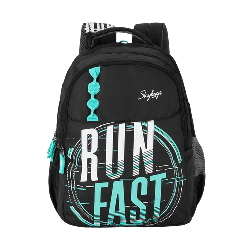 Skybags New Neon 22 "06 School Backpack Black"