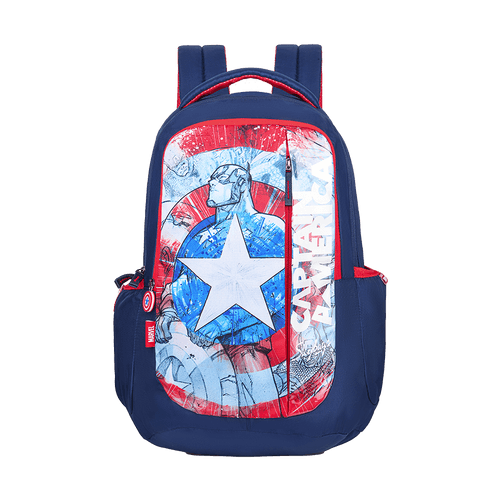 Skybags Captain America "Marvel Sc Bp With Rc Navy"