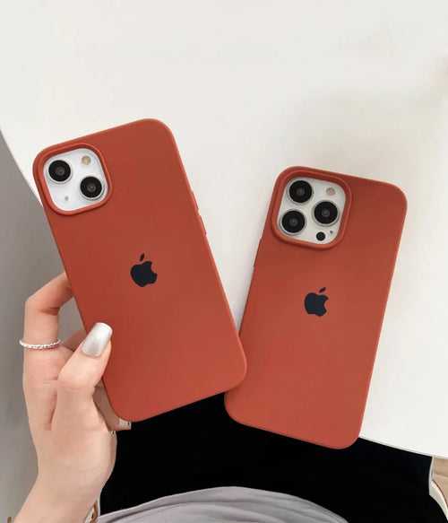 iPhone Silicone Case - Brown