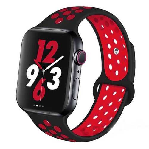 Black / Red Sports Apple Watch Band ( 38/40mm)
