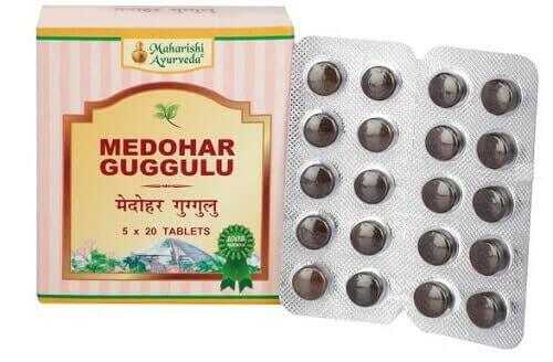 Medohar Guggulu - For Weight Management - 100 Tablets Pack