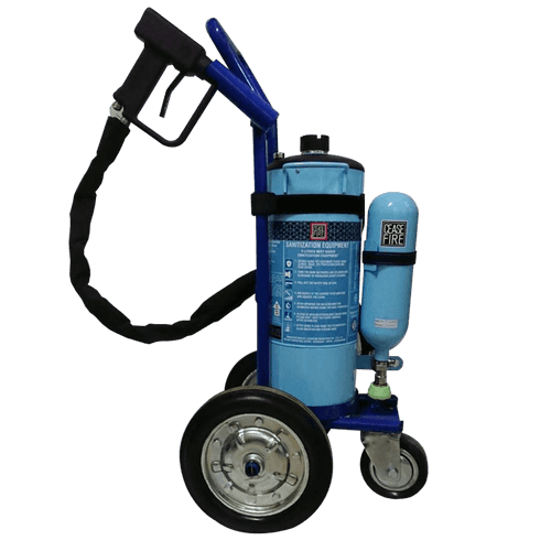 9 Ltrs Trolley Mounted Mist Based Area Sanitisation System (Air Cartridge Type)