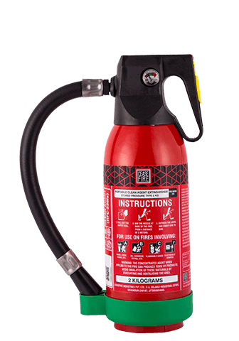 Ceasefire Clean Agent (HFC 236fa) Based Fire Extinguisher - 2Kg