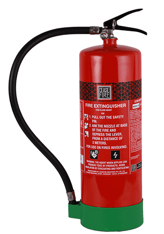 Ceasefire Clean Agent (HFC 236fa) Based Fire Extinguisher - 9 Kg