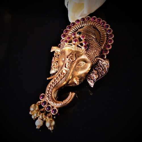 Handmade Silver Ganesh Pendant