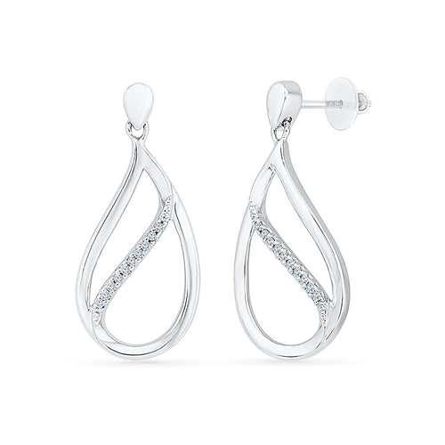 Dauntless Radiance Work Wear Silver Earrings