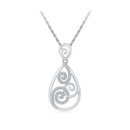 The Princess Diamond Silver Pendant