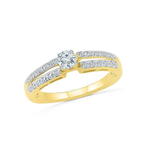 The Desirable Engagement Band Ring