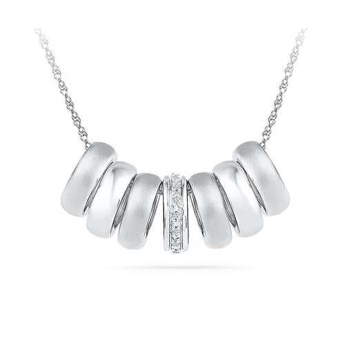 Glamour Everyday Diamond Silver Pendant