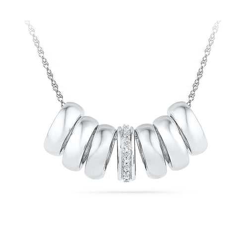 Touch of Brilliance Diamond Silver Pendant