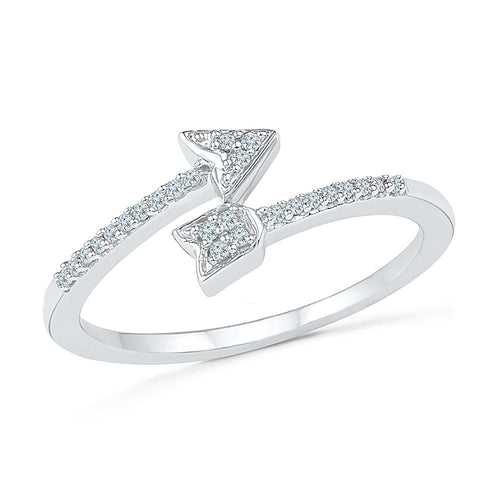 Move on Everyday Diamond Silver Ring