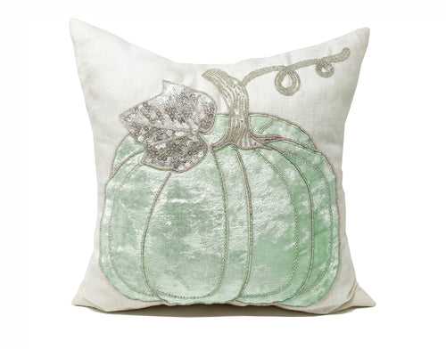 Green Pumpkin Pillow Case