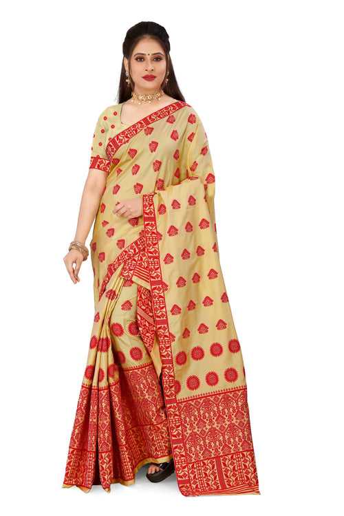 Muga* Coloured Mix Set Mekhela Sador