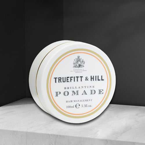 Truefitt & Hill Brilliantine Pomade Hair Styling Gel for Men 100gm